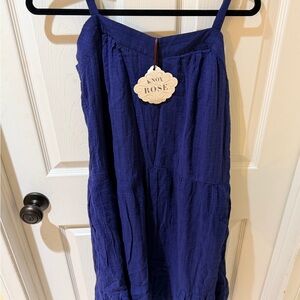 Knox Rose Deep Royal Blue Tiered Maxi dress